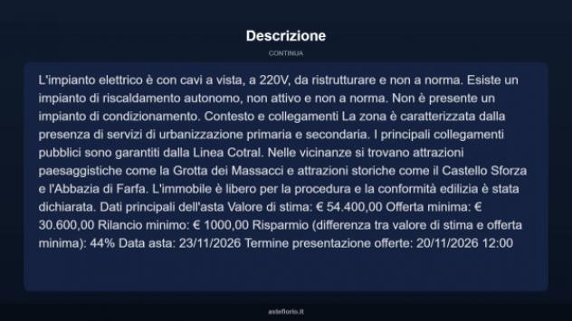 Immobile in asta di 82 m² in vendita a Frasso Sabino - Foto 18