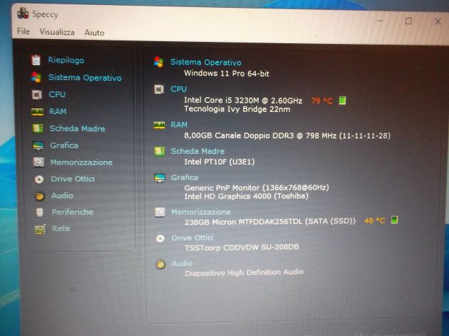 NOTEBOOK TOSHIBA-SATELLITE-PRO-C50-A-1CC-CORE I5-8G-250SSD-WINDOWS 11 - Foto 5