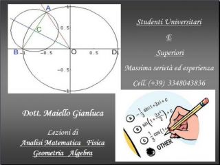 LEZIONI RIPETIZIONI di FISICA MATEMATICA GEOMETRIA ALGEBRA - PORTICI