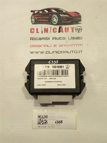 CENTRALINA MODULO DI CONTROLLO CHEVROLET Captiva 1° Serie 15916961 Z20S diesel 1991 (06)
