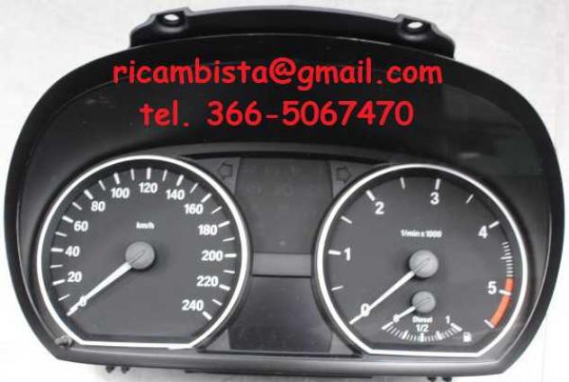 BMW Serie 1 E81 E87 E87N Quadro strumenti