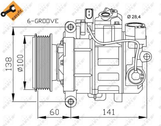 Nrf Compressori Audi 32263