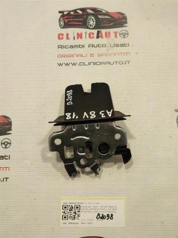SERRATURA COFANO POSTERIORE AUDI A3 Sportback Serie (8VF) 8R0827505A (16) - Foto 4