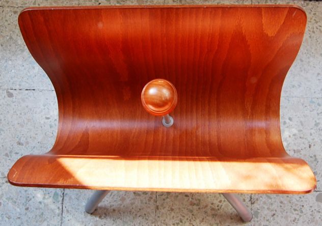 porta riviste in metallo e legno design - Foto 3