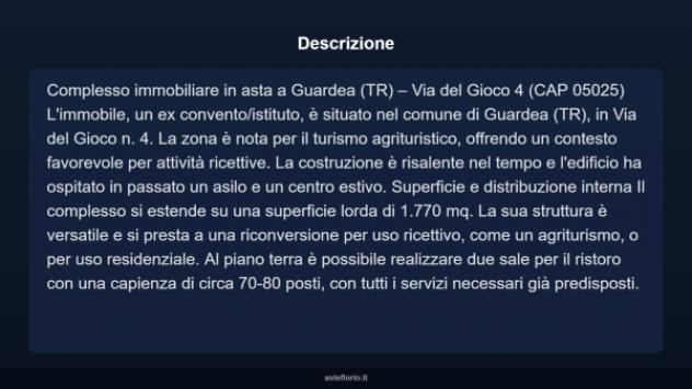 Immobile in asta di 1770 m² in vendita a Guardea - Foto 4