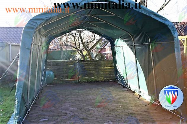 Tendoni, Tunnel per uso deposito in acciaio telo in pvc Ignifugo - Foto 4