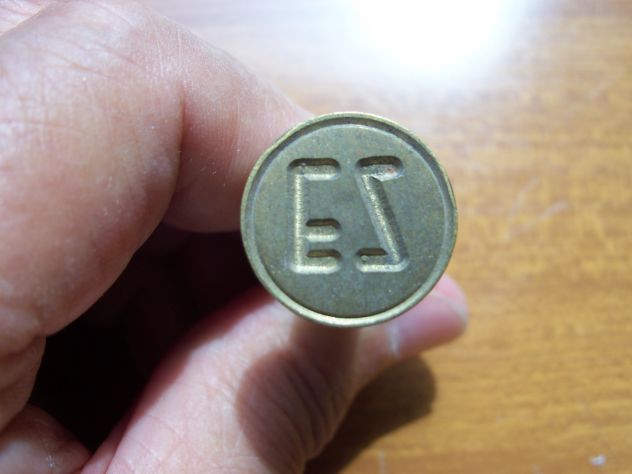Timbro con base in ottone per ceralacca - Foto 2