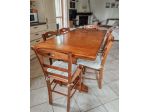 Tavolo in legno massello allungabile