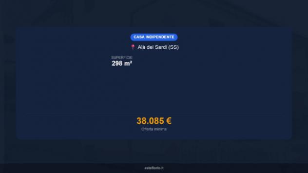 Immobile in asta di 298 m², box auto in vendita a Alà dei Sardi - Foto 16