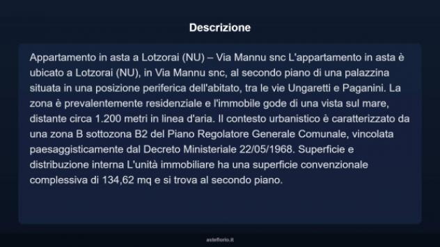Immobile in asta di 134 m² con più di 5 locali in vendita a Lotzorai - Foto 3