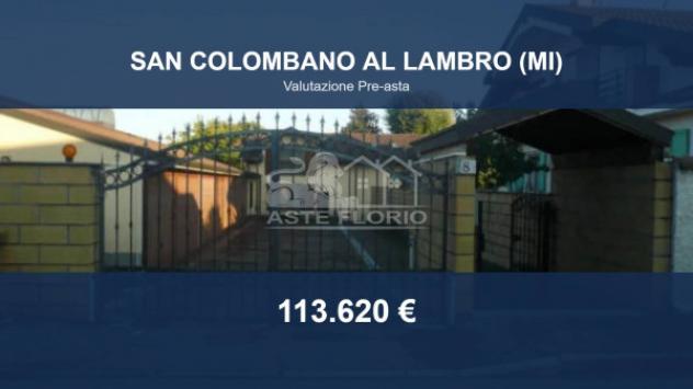 Immobile in asta di 247 m² con più di 5 locali e box auto in vendita a San Colombano al Lambro