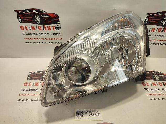FARO ANTERIORE SINISTRO NISSAN Qashqai 1° Serie 26060JD90B 1EF238042-01 K9K (0609)