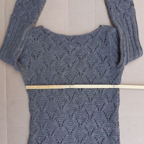 Maglia traforata per donna taglia L - Foto 3