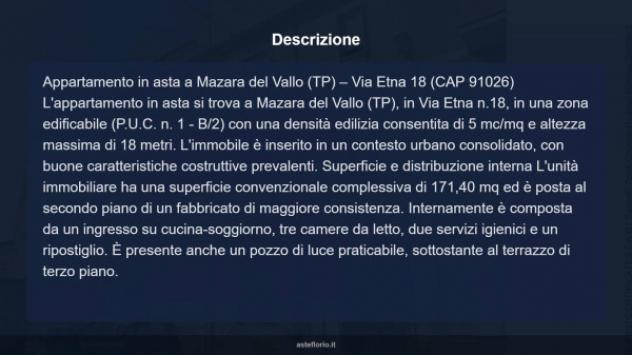 Immobile in asta di 171 m² in vendita a Mazara del Vallo - Foto 11