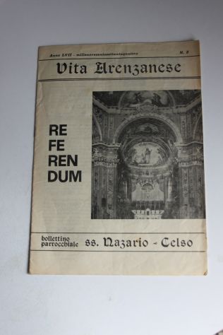 Bollettini parrocchiali anni 50/60 Arenzano Liguria SS Nazario e Celso da collez - Foto 4