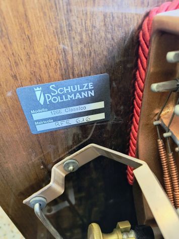 Pianoforte Schulze Pollmann 126 d'alta gamma (Ciresa + Renner) con trasporto - Foto 3