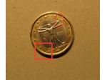 1 EURO ITALIA DEL 2002 CON DIFETTO DI CONIO -