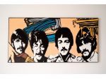 Quadro The Beatles dipinto a mano pop art