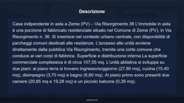 Immobile in asta di 107 m², box auto in vendita a Zeme - Foto 12