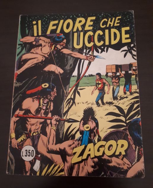 ZAGOR SCRITTA ROSSA 71, IL FIORE CHE UCCIDE, Aprile 1976. - Foto 2