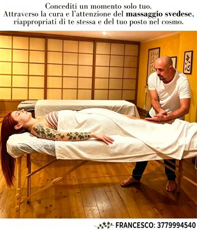 Operatore Massaggio Svedese. Tel:3779994540