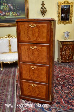 Scarpiera stile Napoleone III a quattro ripiani - Foto 6