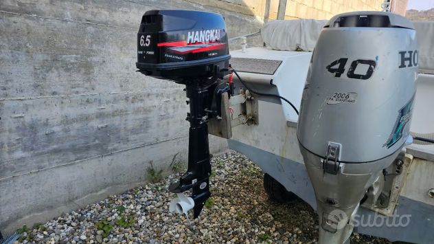 Barca open 5 metri doppio motore e carrello nuovo - Foto 5