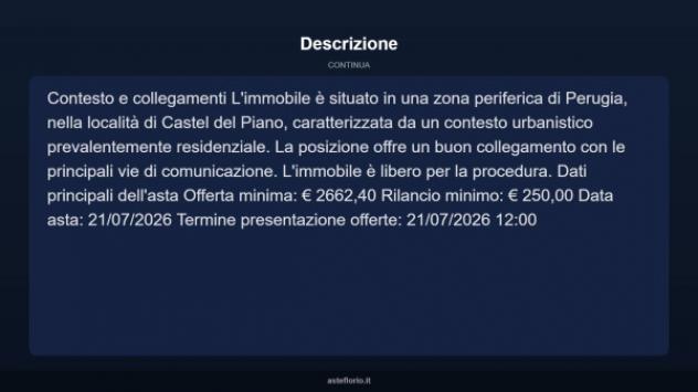 Immobile in asta di 17 m² in vendita a Perugia - Foto 7