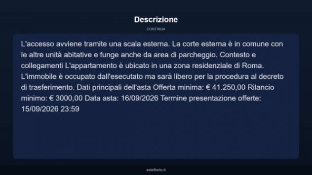 Immobile in asta di 115 m² con più di 5 locali in vendita a Roma - Foto 14