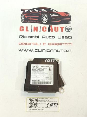 CENTRALINA AIRBAG KIA Rio 4° Serie 95910-1W510 1W959-10510 G4FA (11)