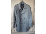 Cappotto doppiopetto grigio spigato tg. M