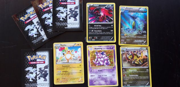 Carte Pokemon lotto 5 carte rare come da foto, leggere bene descrizione - Foto 3