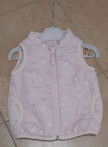 giubbino gilet senza maniche Prenatal neonata 3-6 mesi rosa - Foto 2