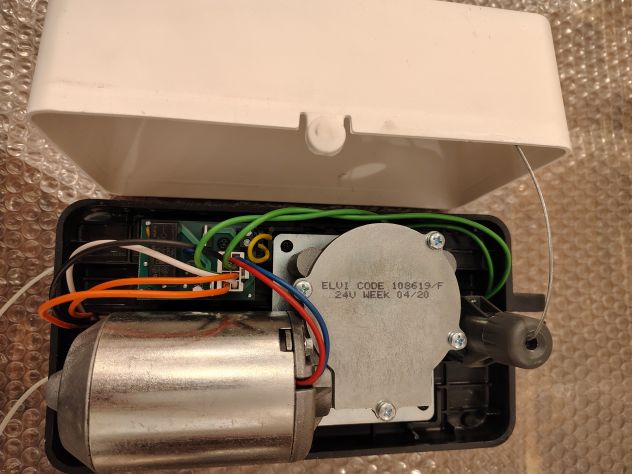 Motore per centrale spybox 600 a 24 volt nice revisionato - Foto 6