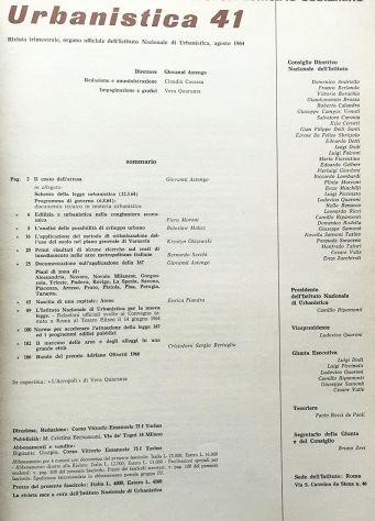 URBANISTICA, rivista - Foto 2