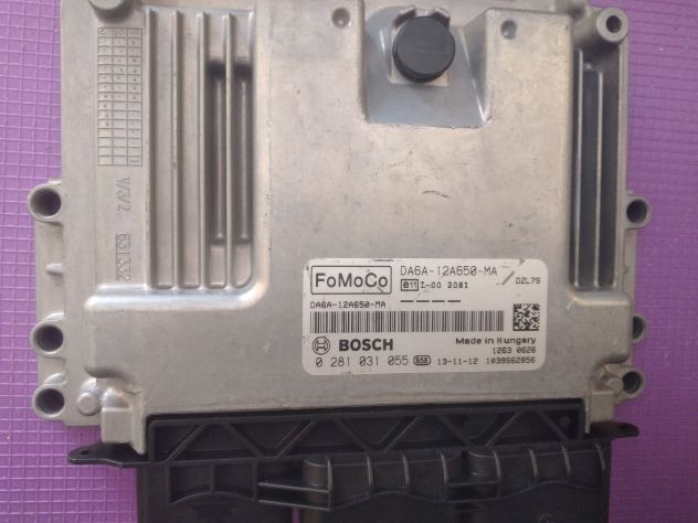 FORD FIESTA MK8 1.5 TDCI 0281031055 DIESEL ECU DA6A 12A650-MA CENTRALINA MOTOR