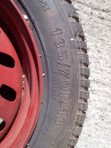 Ruotino Debica 135/70 R13 - Foto 2