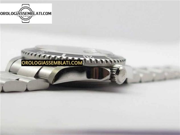 Replica Rolex SUBMARINER 16610 LN NERO SENZA INCISIONE REHAUT ACCIAIO 904L 1:1 MIGLIOR EDIZIONE SUL BRACCIALE SS SH3135 - Foto 9