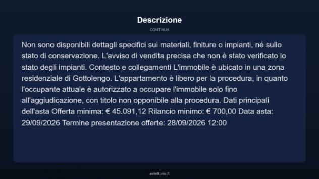 Immobile in asta di 52 m² in vendita a Gottolengo - Foto 15