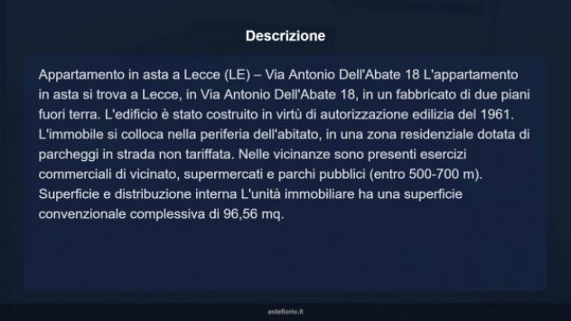 Immobile in asta di 87 m² con più di 5 locali in vendita a Lecce - Foto 18