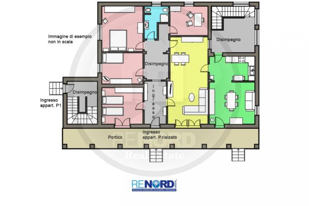 RIF. CC6248 - VISTARINO - Frazione di Buttirago - Villa indipendente: 2 appartamenti, box, magazzino, taverna, giardino. - Foto 3