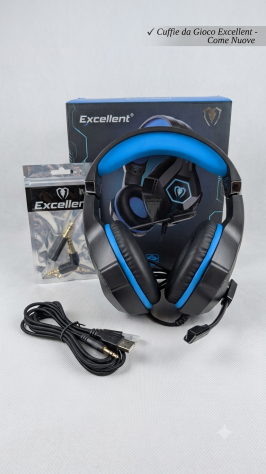 Cuffie Gaming Beexcellent GM-6 (LED & Bassi Profondi) – NUOVE
