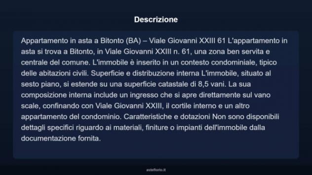 Immobile in asta di 120 m² con più di 5 locali in vendita a Bitonto - Foto 15