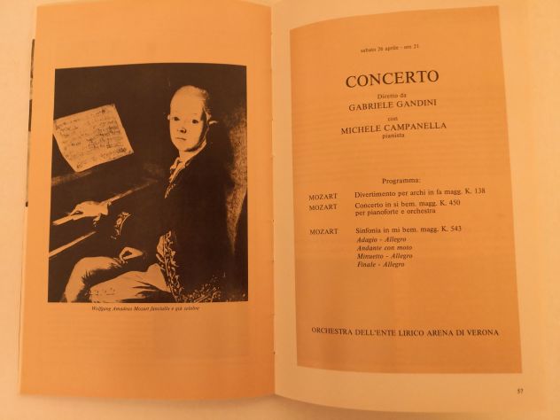 Libro "Teatro Filarmonico - opere e concerti anno 1980" - Foto 6