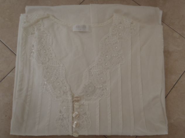 Camicie da notte da donna in cotone Frette - Foto 3