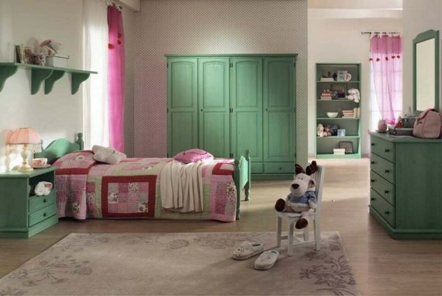 Arredi Rustici in Legno: Camera da Letto 074 Nuova Affare