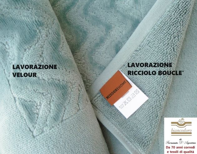 TAPPETI MISSONI CM. 90 X 60 , 100% COTONE , DOUBLE FACE . - Foto 5