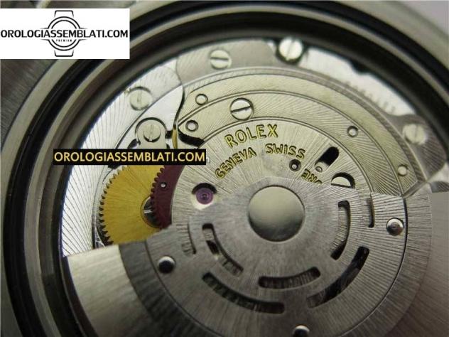 Rolex Replica SUBMARINER 16610 LV KERMIT VERDE ACCIAIO 904L 1:1 MIGLIOR EDIZIONE SU BRACCIALE SS SH3135 - Foto 15