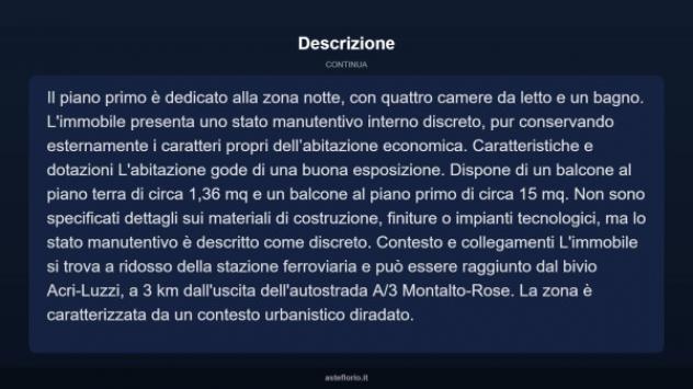 Immobile in asta di 284 m² con più di 5 locali in vendita a Montalto Uffugo - Foto 13
