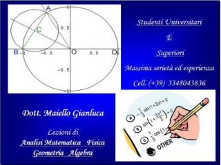 LEZIONI RIPETIZIONI di FISICA MATEMATICA GEOMETRIA ALGEBRA - PORTICI